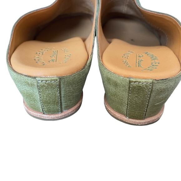 Kork-Ease Para Green Nubuck Leather Clog Mules size 10 - Picture 7 of 11